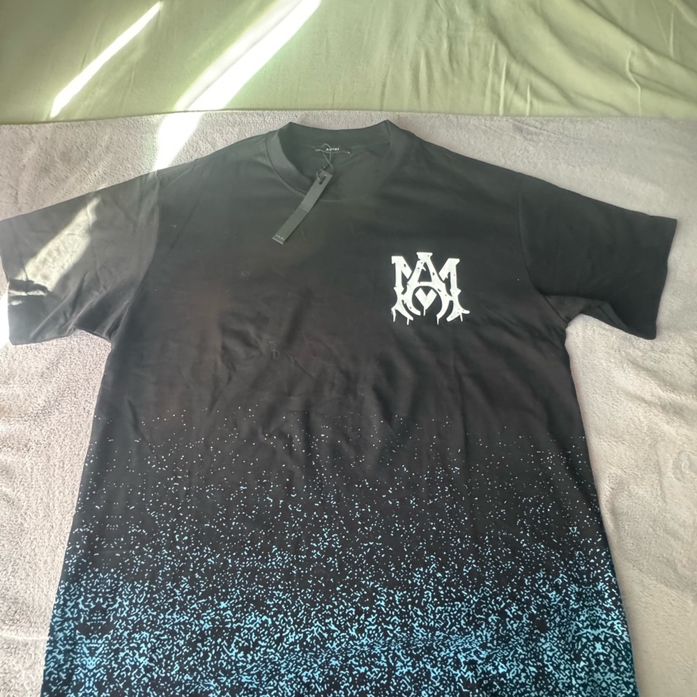 Black and Blue Mens Amiri Shirt